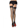 Leg Avenue - Cuisses Hautes En Filet Et Dentelle